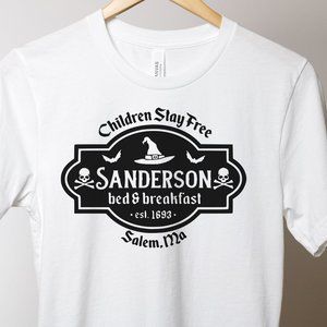 Sanderson Graphic T-shirt Hocus Pocus Tee Halloween Shirt Unisex Graphic Shirt